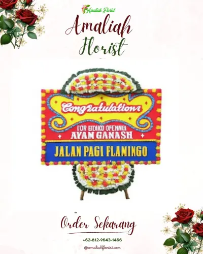 Bunga Papan Congratulation di Kayuringin Jaya